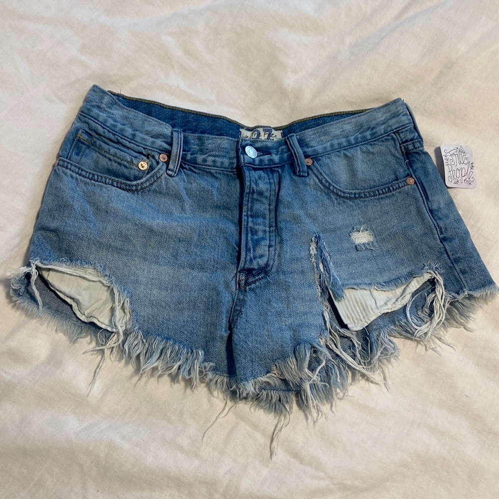Free People distressed shorts